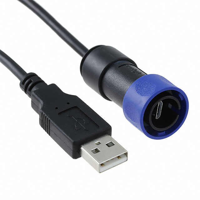 【PXP4040/B/2M00】CBL USB2.0 A PLG-MCR B PL W/COUP